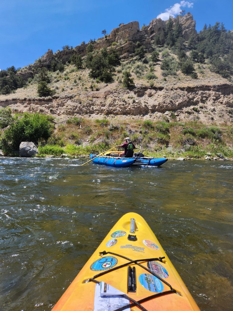 Were also kicking it on the river in Colorado